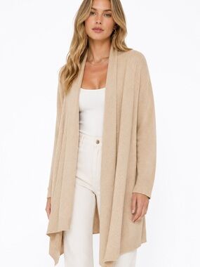 EUC Chinos Size Medium /2 Women's Cream Long Sweater
